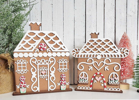 C246a C246b Gingerbread DIY Houses